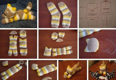 Как сделать/сшить игрушку из носка: 10 простых примеров для начинающих