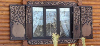 Декоративные ставни на окна: 11 моделей на дачу своими руками