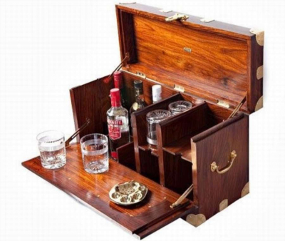 Ящик-бар своими руками. ТОП 9 моделей